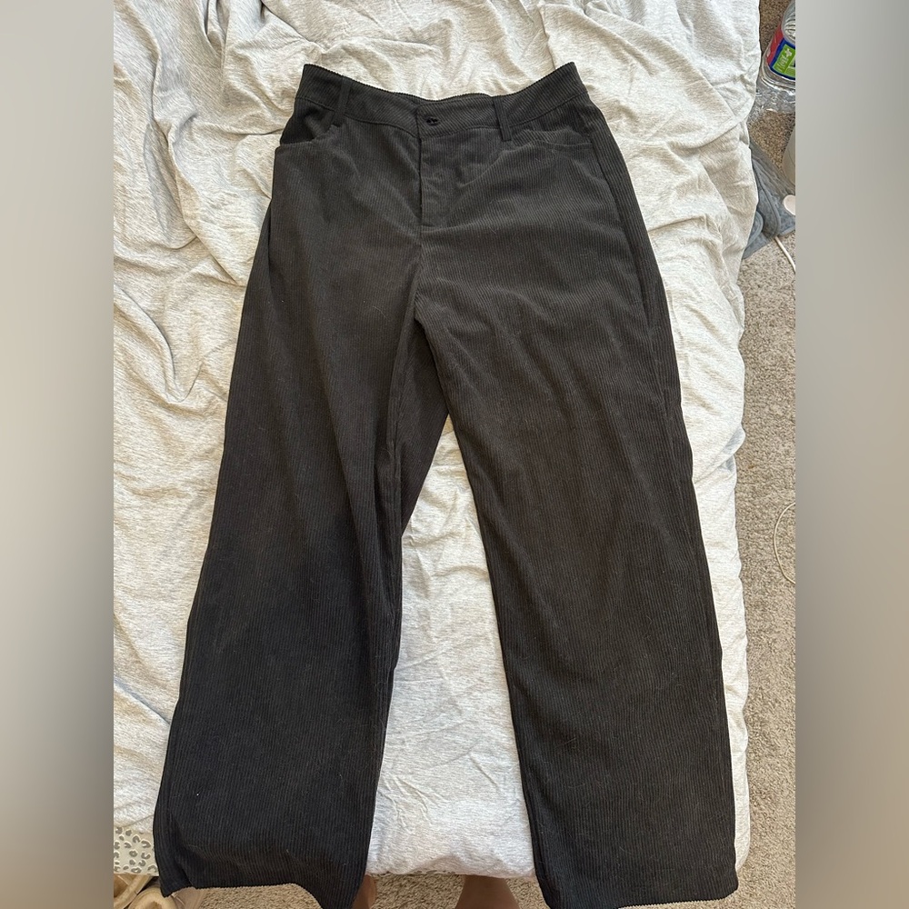 Women's Black Corduroy Trousers